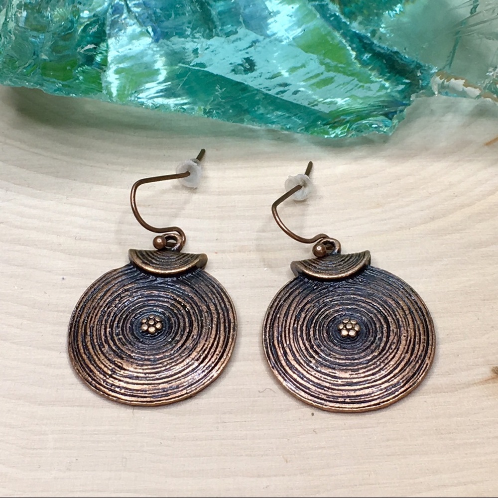 Boho Coin Earrings - Picture 1 of 7